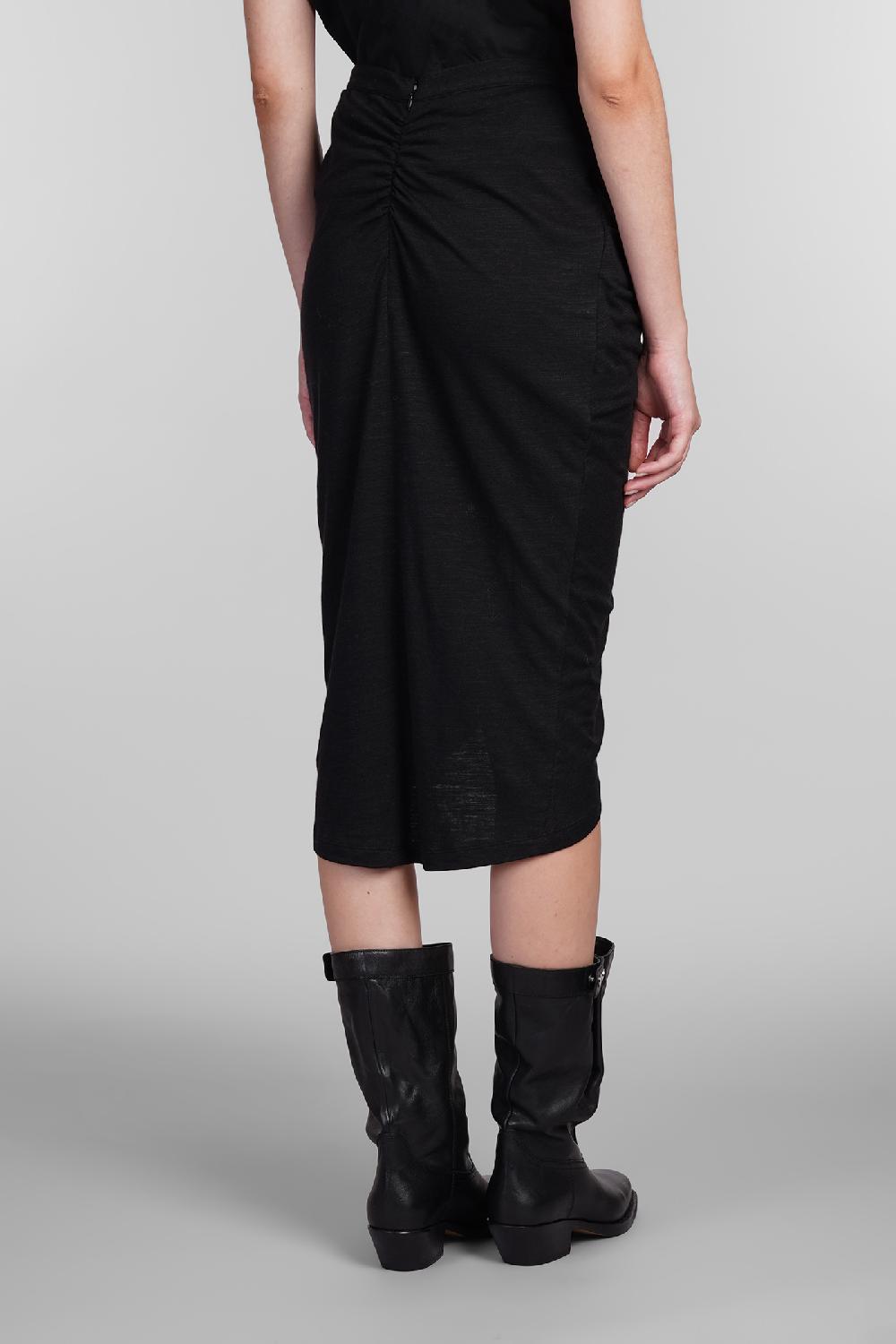 Deliberti Marant Etoile Gonna Ilis In Poliammide Nera Cod. 405203 - Deliberti The Luxury Shopping
