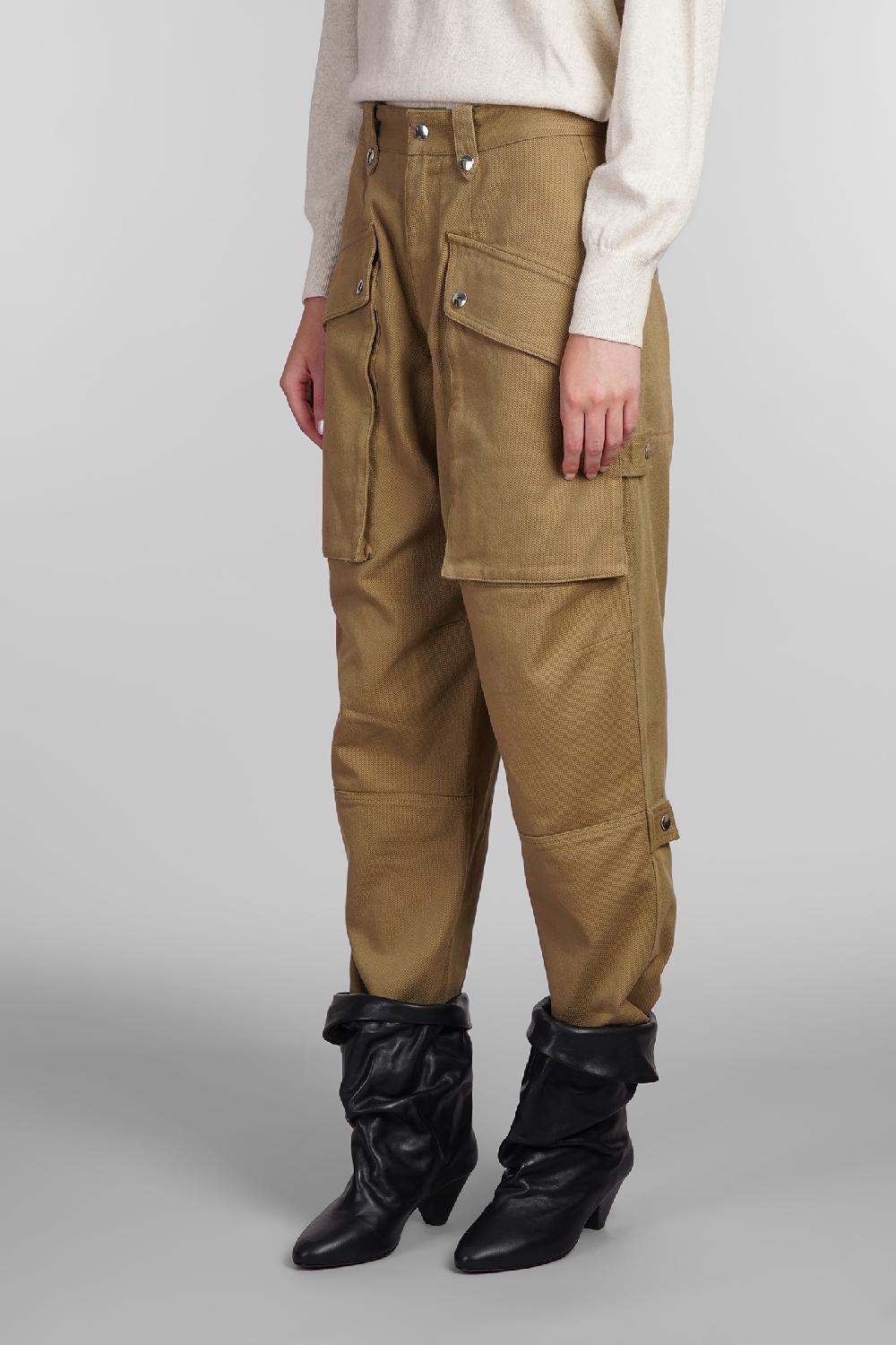 Deliberti Marant Etoile Jeans Jannick In Cotone Khaki Cod. 405185 - Deliberti The Luxury Shopping