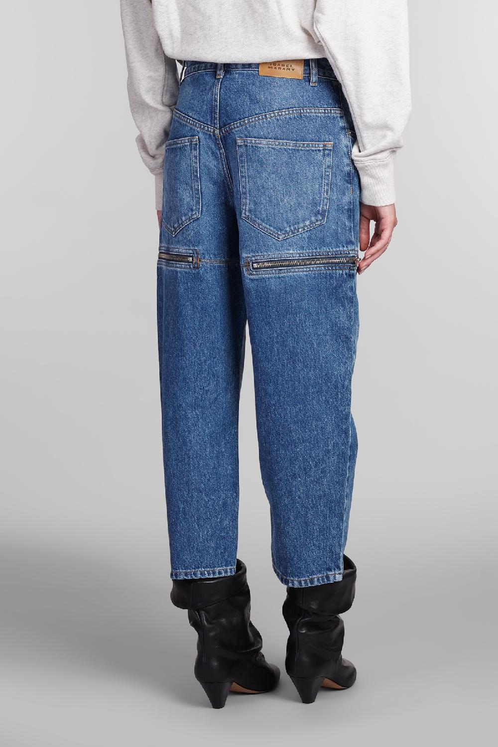 Deliberti Marant Etoile Jeans Salia In Cotone Blu Cod. 405205 - Deliberti The Luxury Shopping