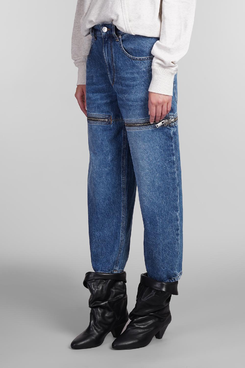 Deliberti Marant Etoile Jeans Salia In Cotone Blu Cod. 405205 - Deliberti The Luxury Shopping