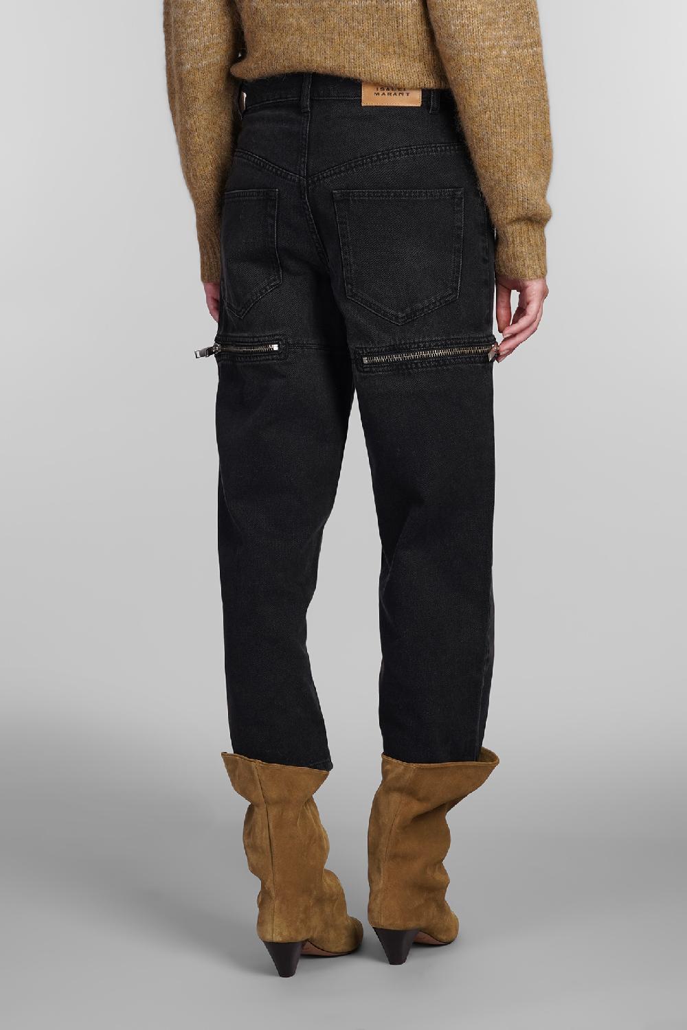 Deliberti Marant Etoile Jeans Salia In Cotone Nero Cod. 405204 - Deliberti The Luxury Shopping