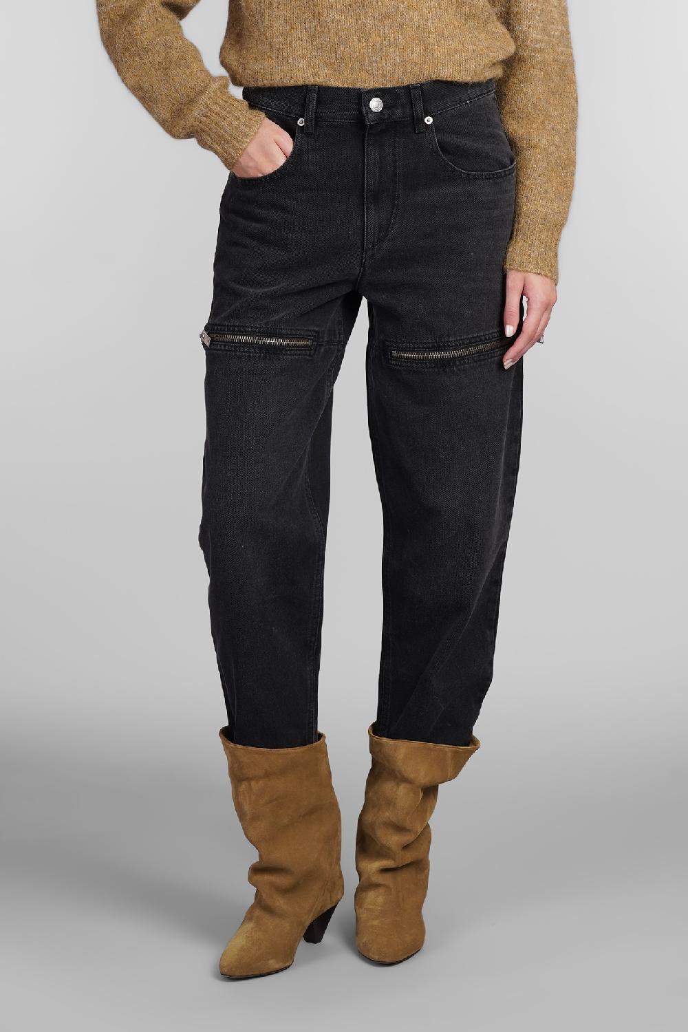Deliberti Marant Etoile Jeans salia in cotone nero cod. 405204 - Deliberti The Luxury Shopping