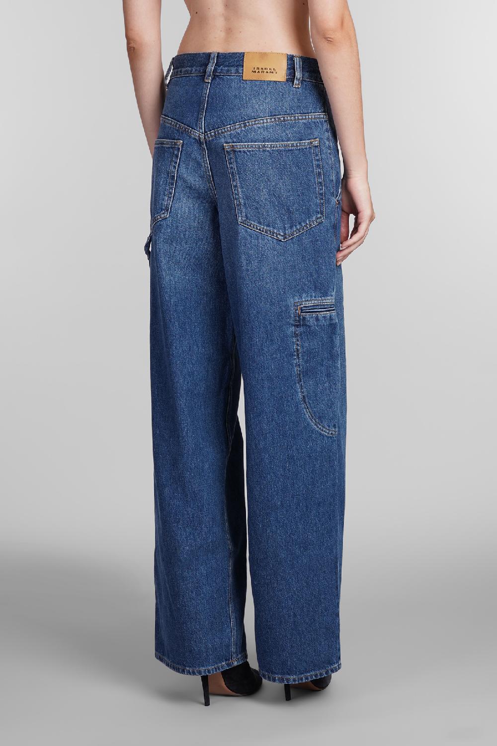 Deliberti Marant Etoile Jeans Solene In Cotone Blu Cod. 405206 - Deliberti The Luxury Shopping
