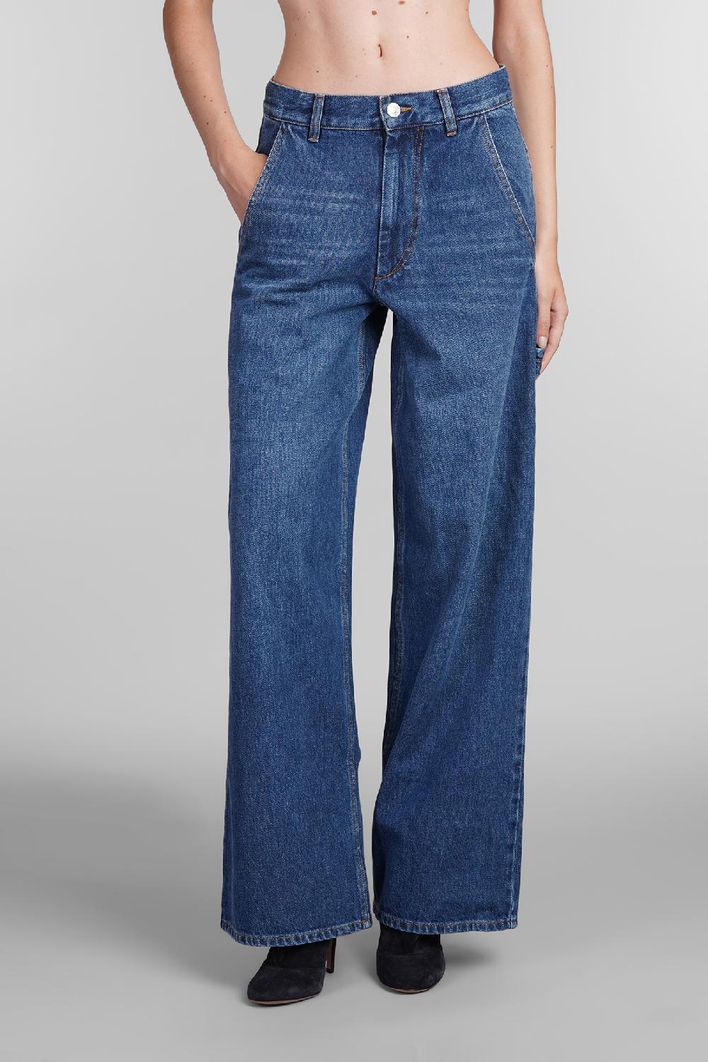 Deliberti Marant Etoile Jeans solene in cotone blu cod. 405206 - Deliberti The Luxury Shopping