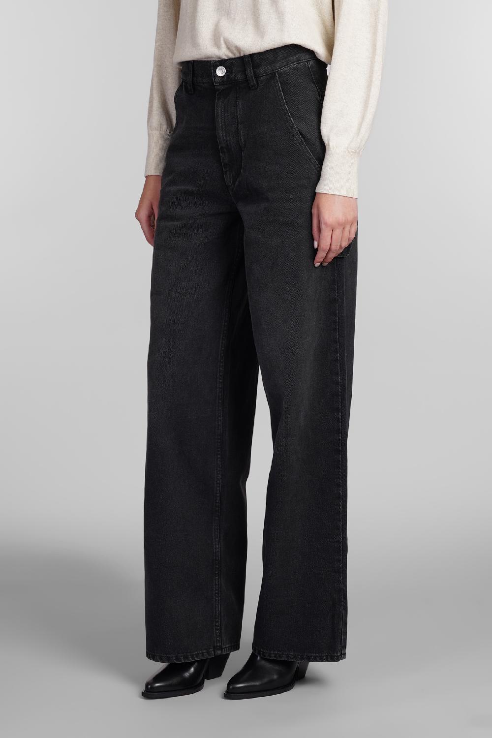 Deliberti Marant Etoile Jeans Solene In Cotone Nero Cod. 405200 - Deliberti The Luxury Shopping