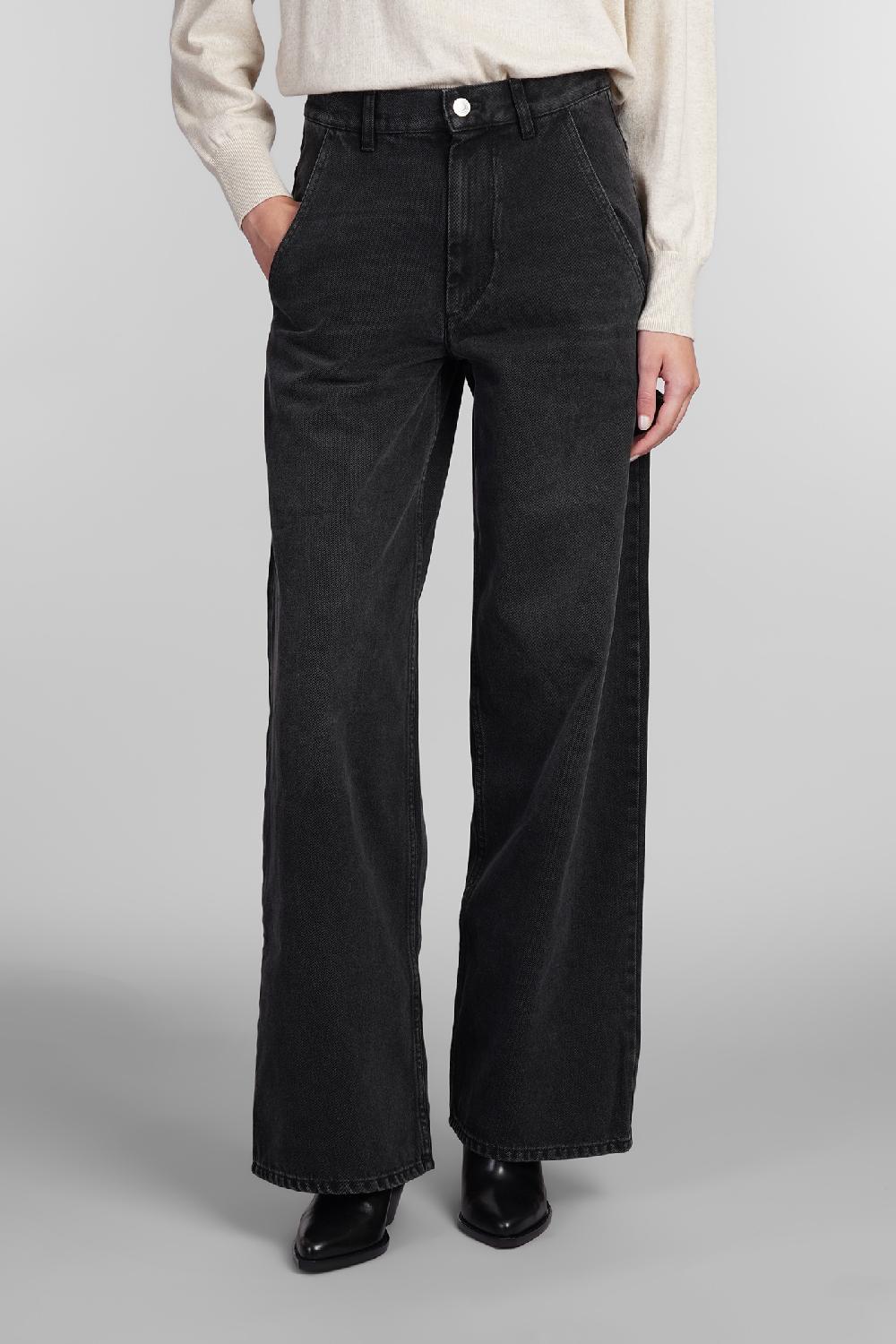 Deliberti Marant Etoile Jeans solene in cotone nero cod. 405200 - Deliberti The Luxury Shopping