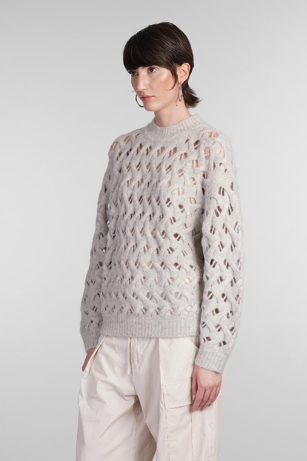 Deliberti Marant Etoile Maglia Aurelia In Lana Grigia Cod. 402775 - Deliberti The Luxury Shopping