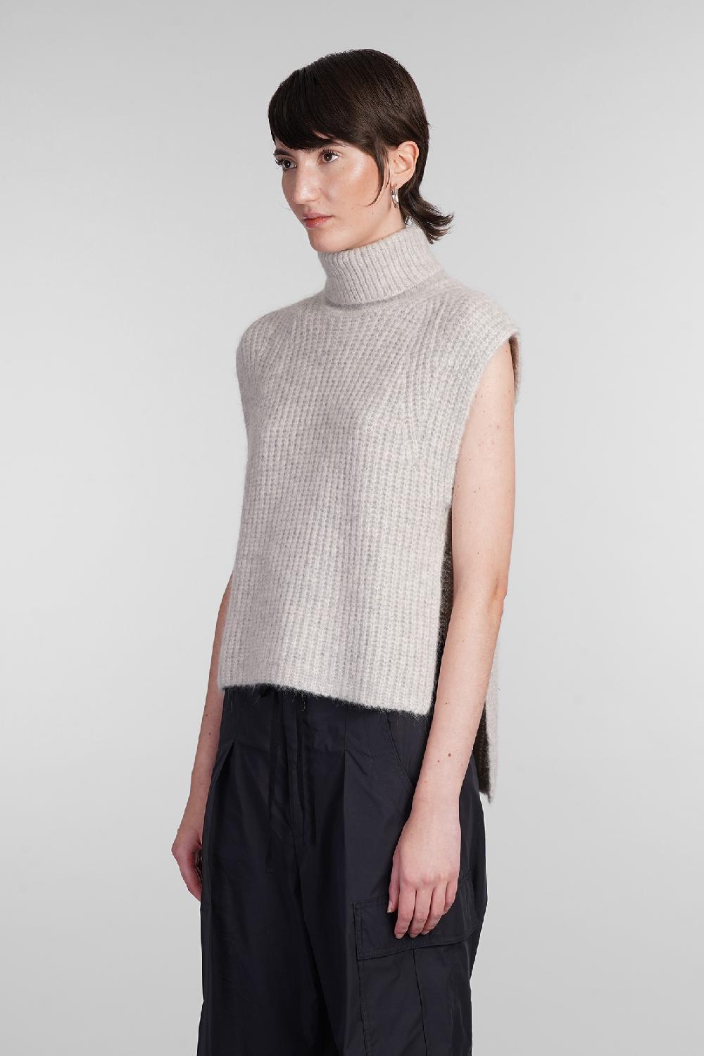 Deliberti Marant Etoile Maglia Megan In Lana Grigia Cod. 402746 - Deliberti The Luxury Shopping