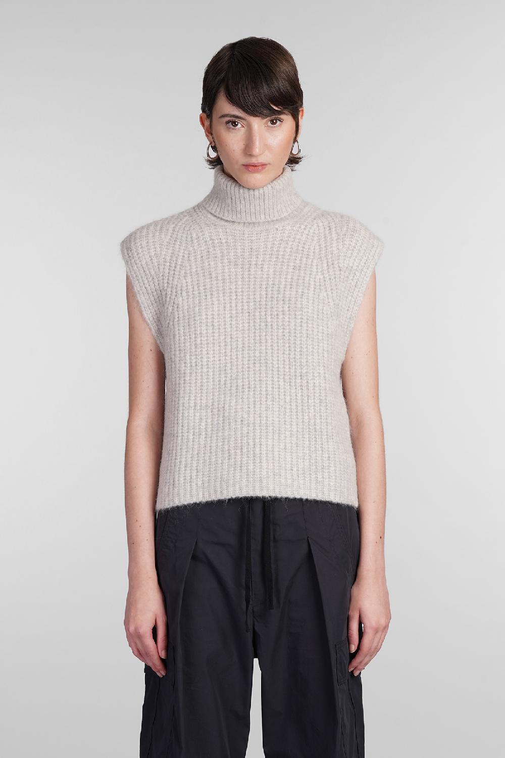 Deliberti Marant Etoile Maglia megan in lana grigia cod. 402746 - Deliberti The Luxury Shopping