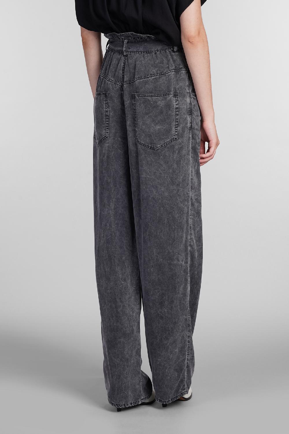 Deliberti Marant Etoile Pantalone Priana In Cotone Grigio Cod. 402723 - Deliberti The Luxury Shopping