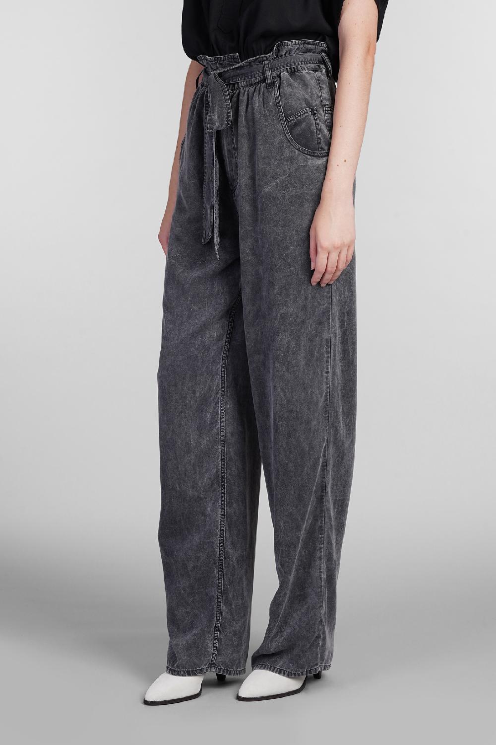 Deliberti Marant Etoile Pantalone Priana In Cotone Grigio Cod. 402723 - Deliberti The Luxury Shopping