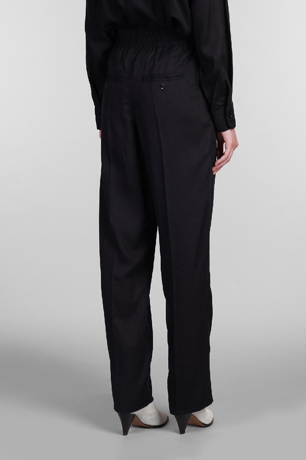 Deliberti Marant Etoile Pantalone Vinciane In Lyocell Nero Cod. 402724 - Deliberti The Luxury Shopping