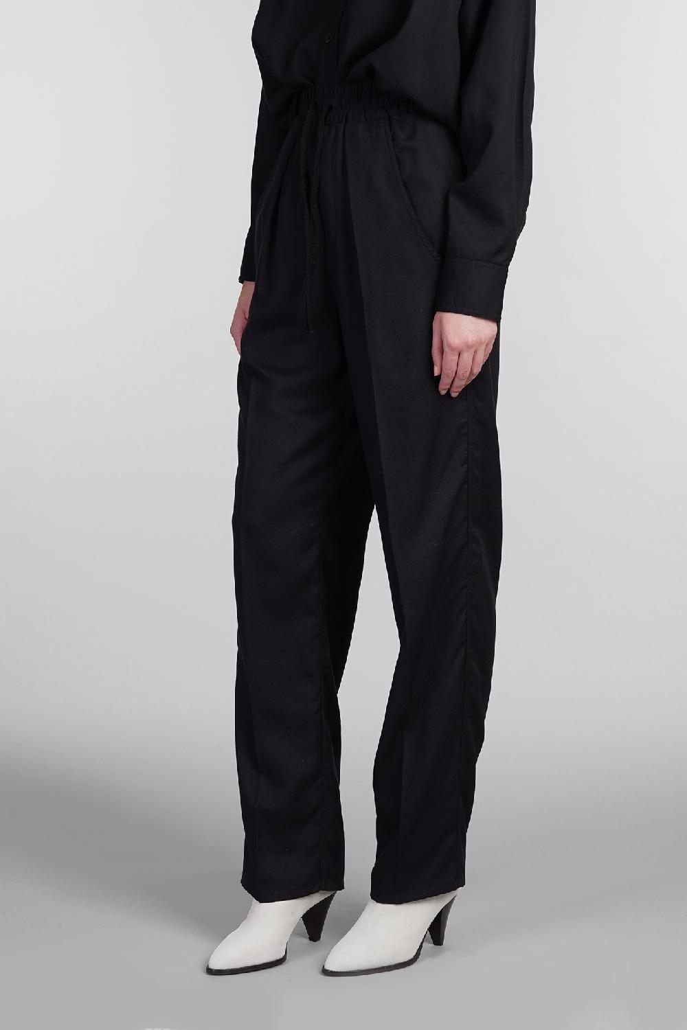 Deliberti Marant Etoile Pantalone Vinciane In Lyocell Nero Cod. 402724 - Deliberti The Luxury Shopping