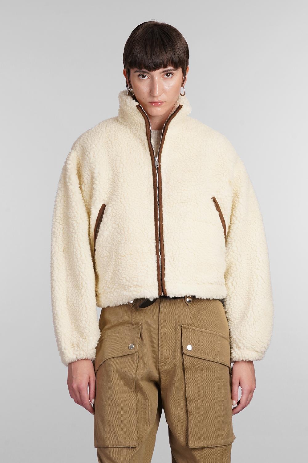 Deliberti Marant Etoile Pelliccia mackensy in poliestere beige cod. 405199 - Deliberti The Luxury Shopping