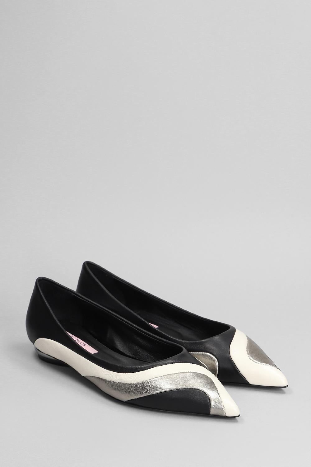 Deliberti Marc Ellis Ballerine In Pelle E Camoscio Bianco Cod. 402171 - Deliberti The Luxury Shopping