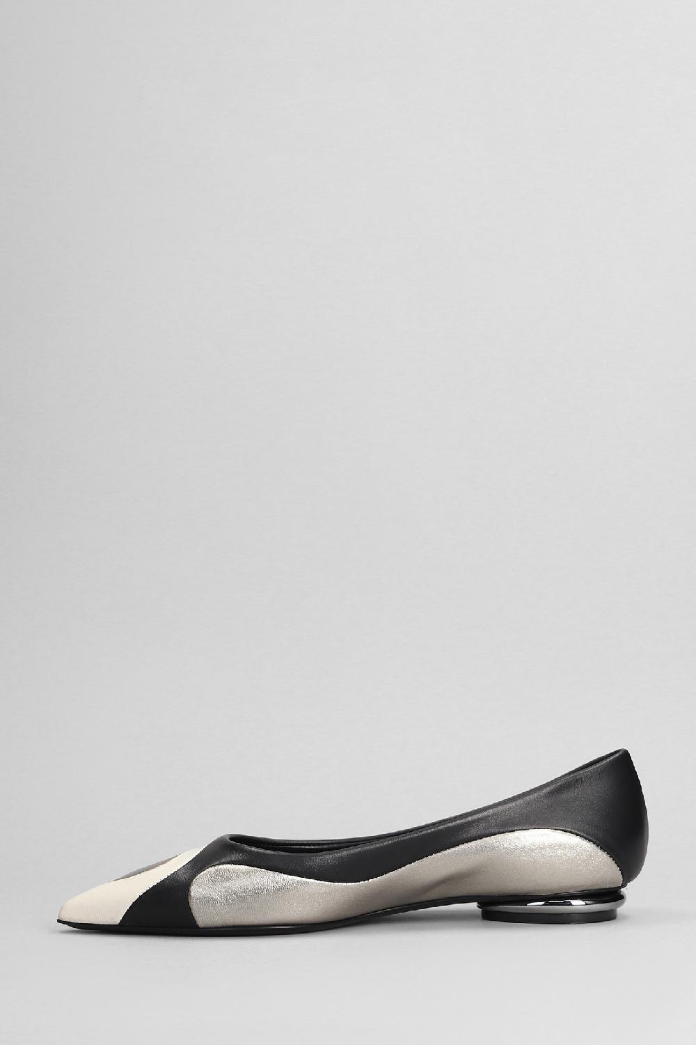 Deliberti Marc Ellis Ballerine In Pelle E Camoscio Bianco Cod. 402171 - Deliberti The Luxury Shopping