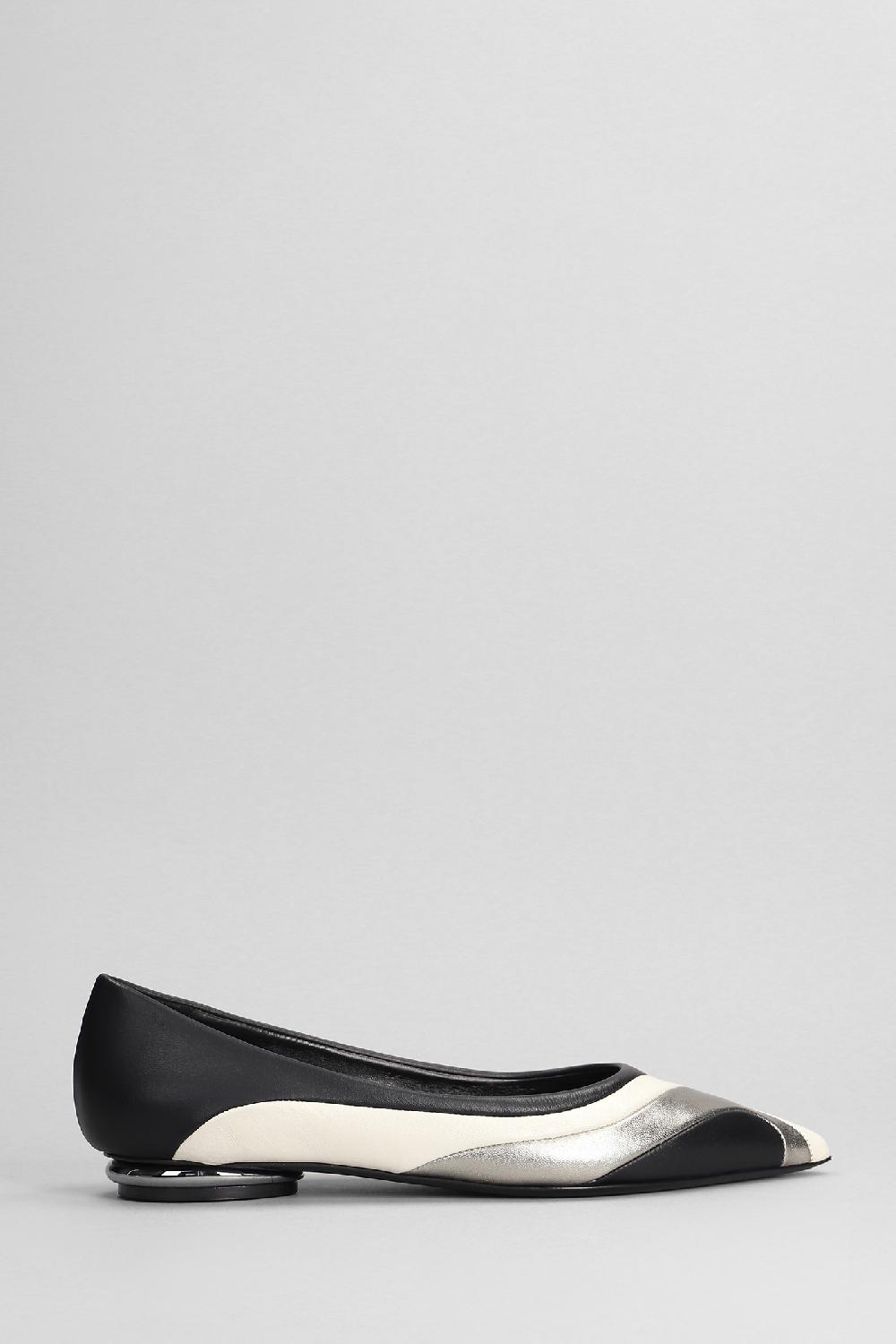 Deliberti Marc Ellis Ballerine in pelle e camoscio bianco cod. 402171 - Deliberti The Luxury Shopping
