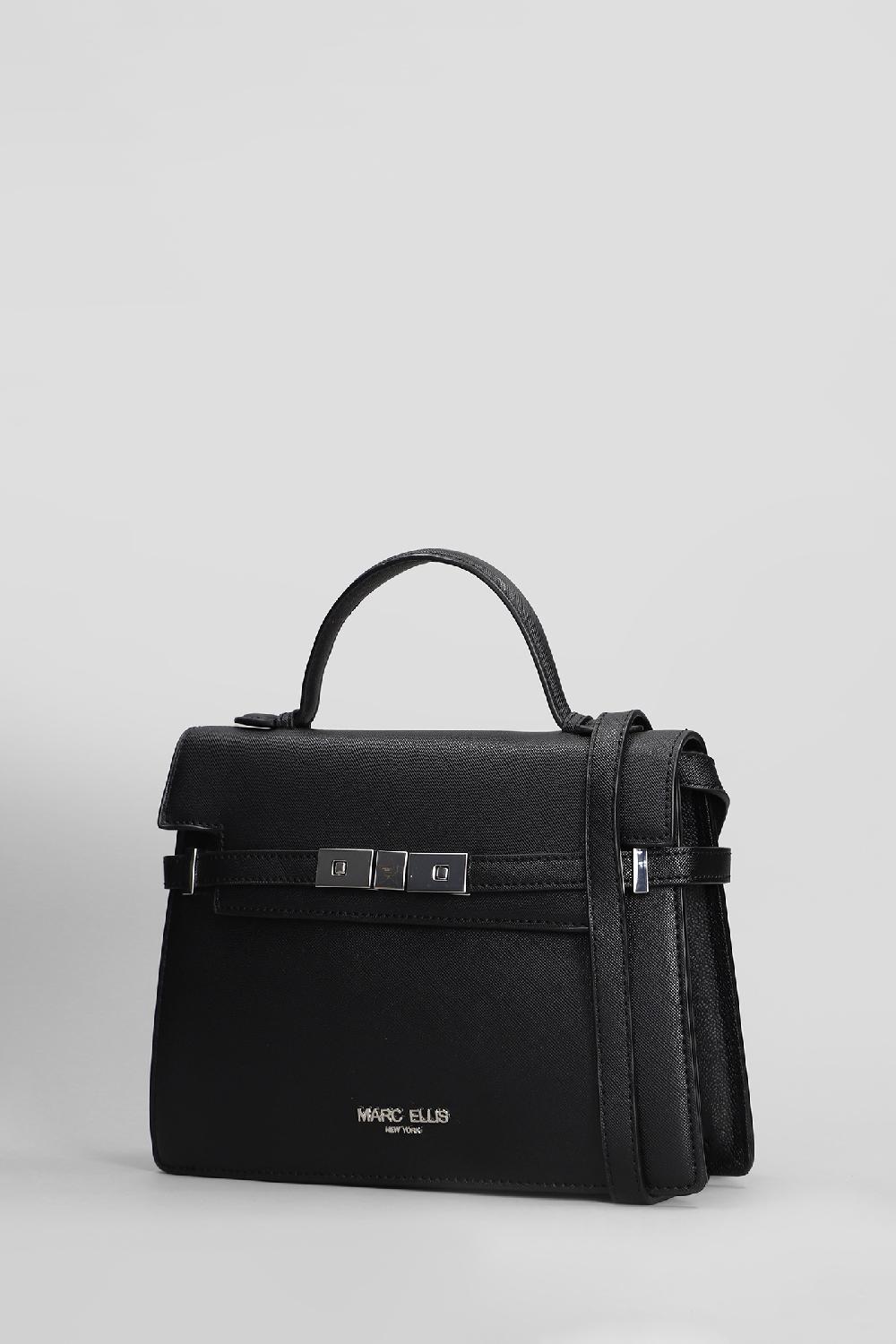 Deliberti Marc Ellis Borsa A Mano Around M In Ecopelle Nera Cod. 405155 - Deliberti The Luxury Shopping