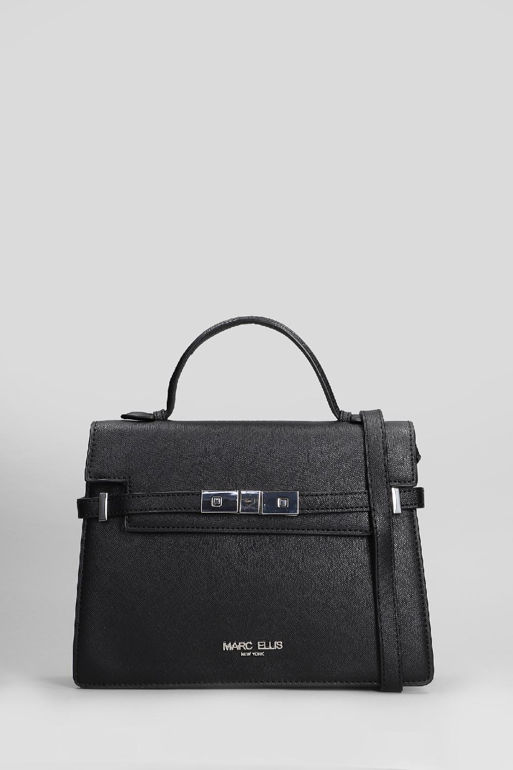 Deliberti Marc Ellis Borsa a mano around m in ecopelle nera cod. 405155 - Deliberti The Luxury Shopping