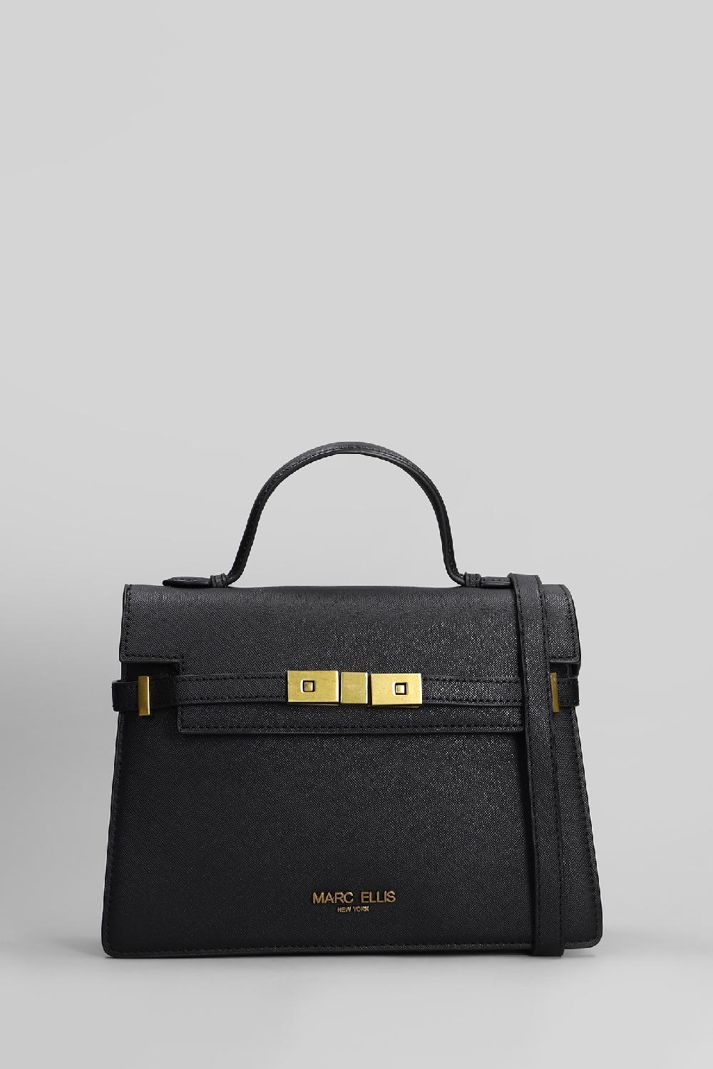 Deliberti Marc Ellis Borsa a mano around m in pelle nera cod. 405156 - Deliberti The Luxury Shopping