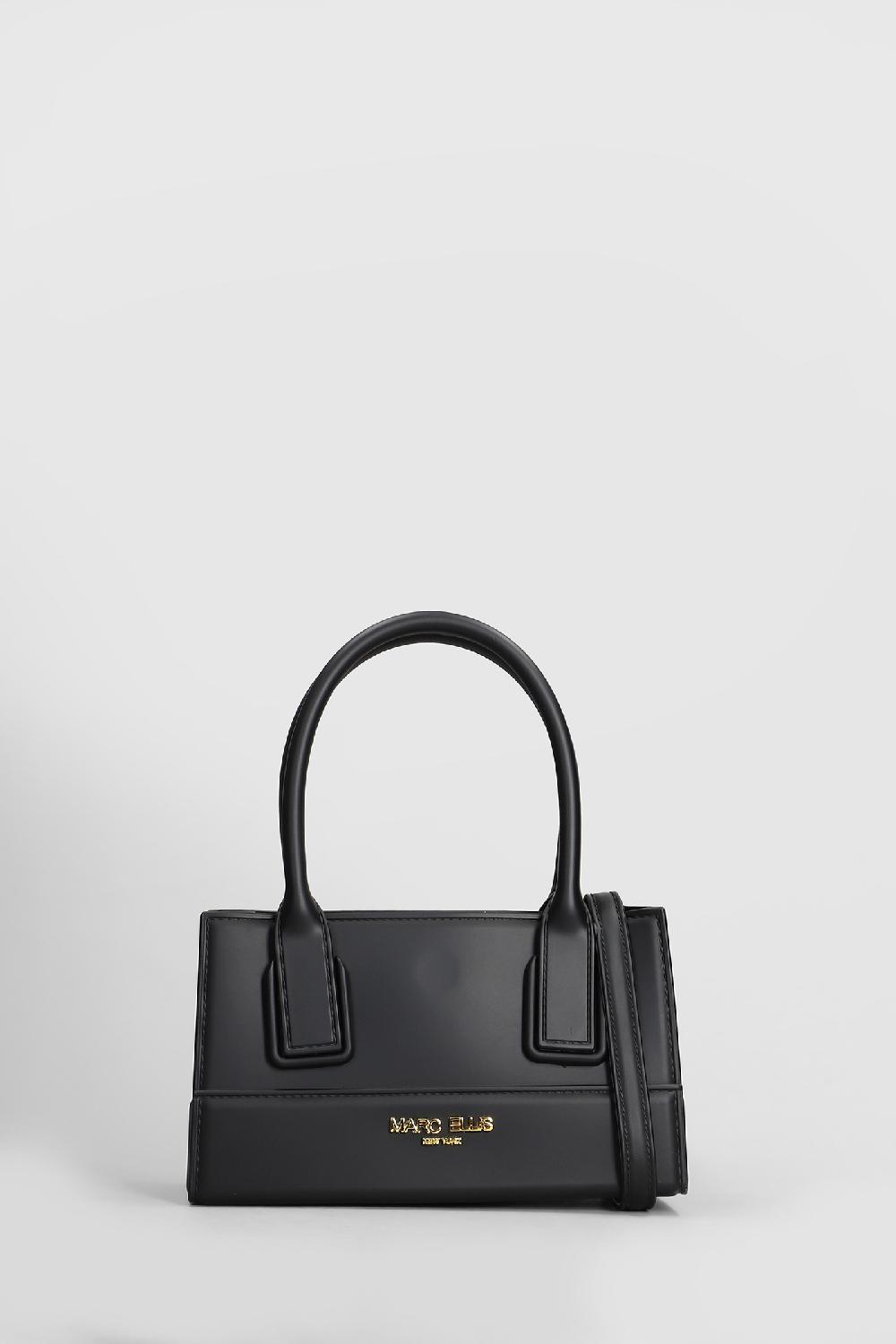 Deliberti Marc Ellis Borsa a mano flat enjoy in ecopelle nera cod. 409638 - Deliberti The Luxury Shopping