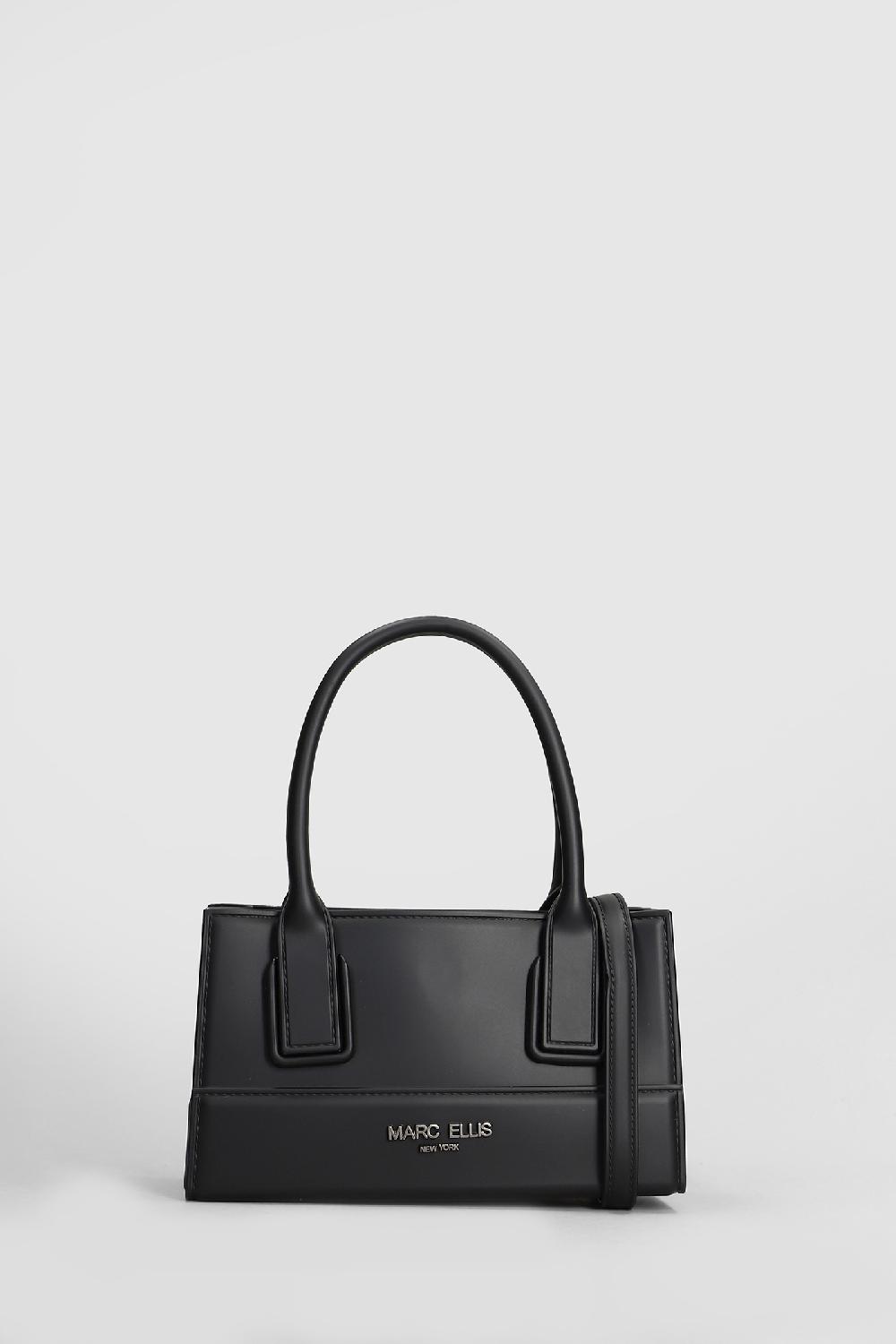 Deliberti Marc Ellis Borsa a mano flat enjoy in ecopelle nera cod. 409637 - Deliberti The Luxury Shopping