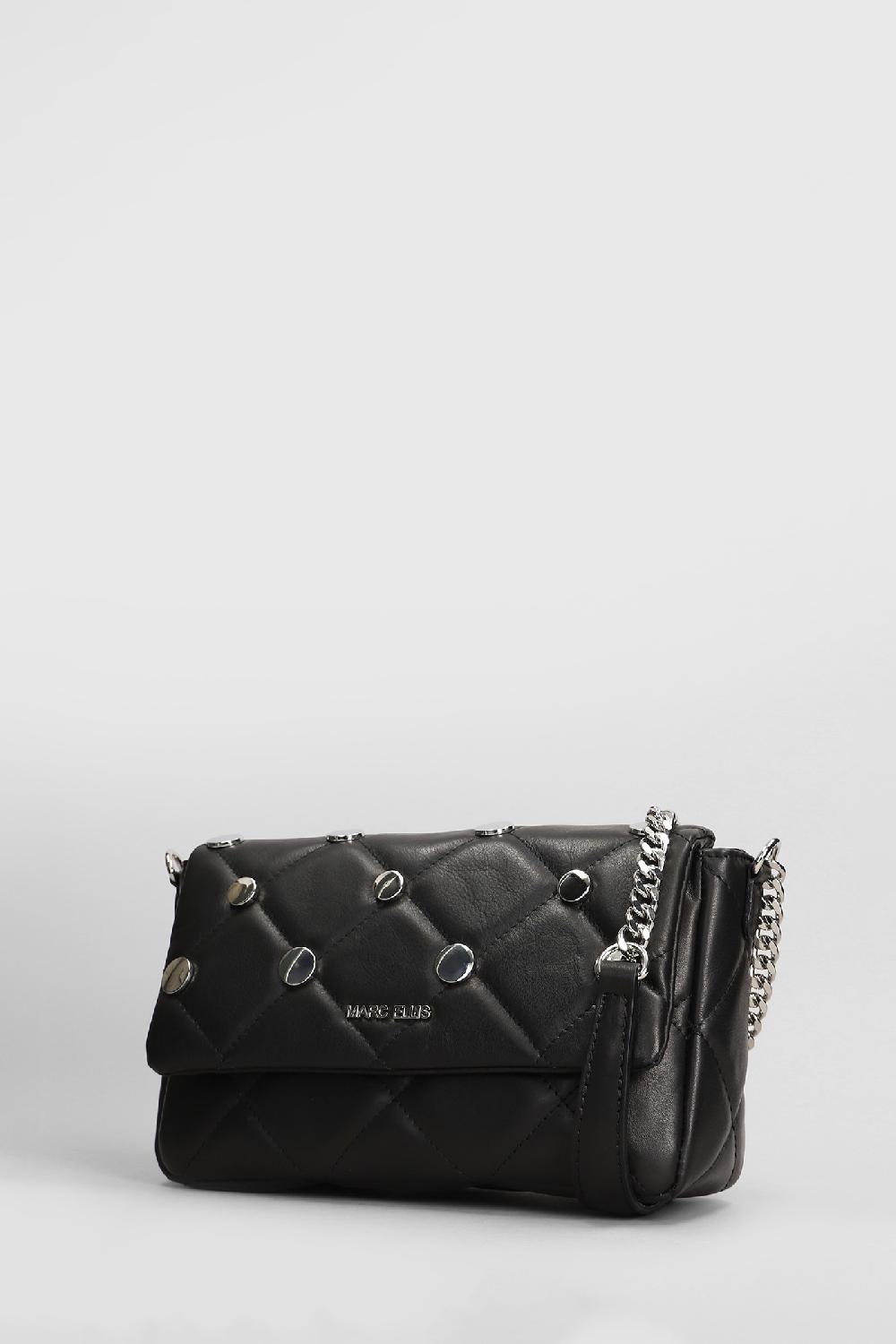 Deliberti Marc Ellis Borsa A Spalla Austin M Sa In Ecopelle Nera Cod. 409607 - Deliberti The Luxury Shopping