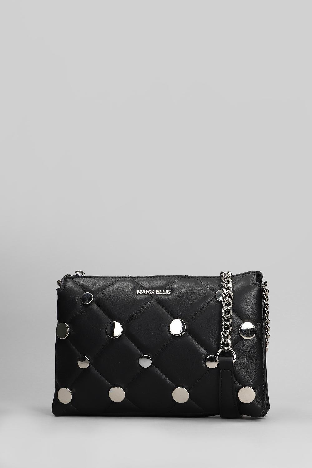 Deliberti Marc Ellis Borsa A Spalla Austin Pouch Sa In Ecopelle Nera Cod. 409606 - Deliberti The Luxury Shopping