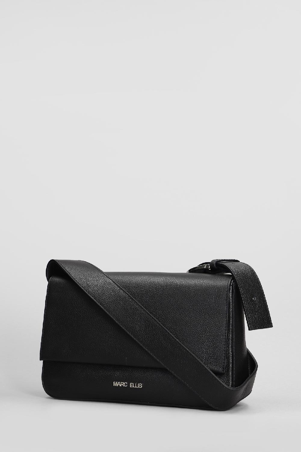 Deliberti Marc Ellis Borsa A Spalla Boston In Ecopelle Nera Cod. 405220 - Deliberti The Luxury Shopping