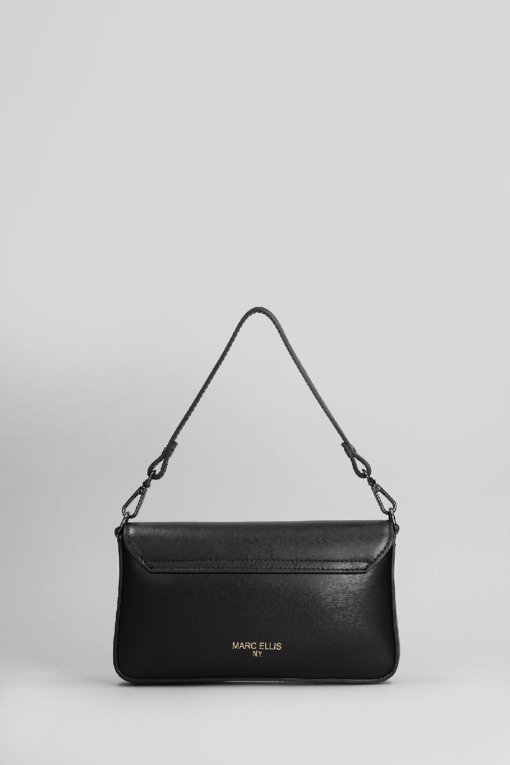 Deliberti Marc Ellis Borsa A Spalla Canton Bx In Ecopelle Nera Cod. 405234 - Deliberti The Luxury Shopping