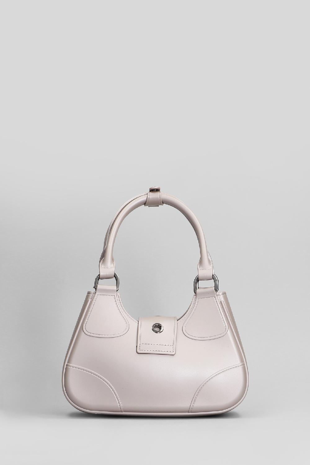 Deliberti Marc Ellis Borsa A Spalla Flat Circle In Pvc Beige Cod. 409640 - Deliberti The Luxury Shopping