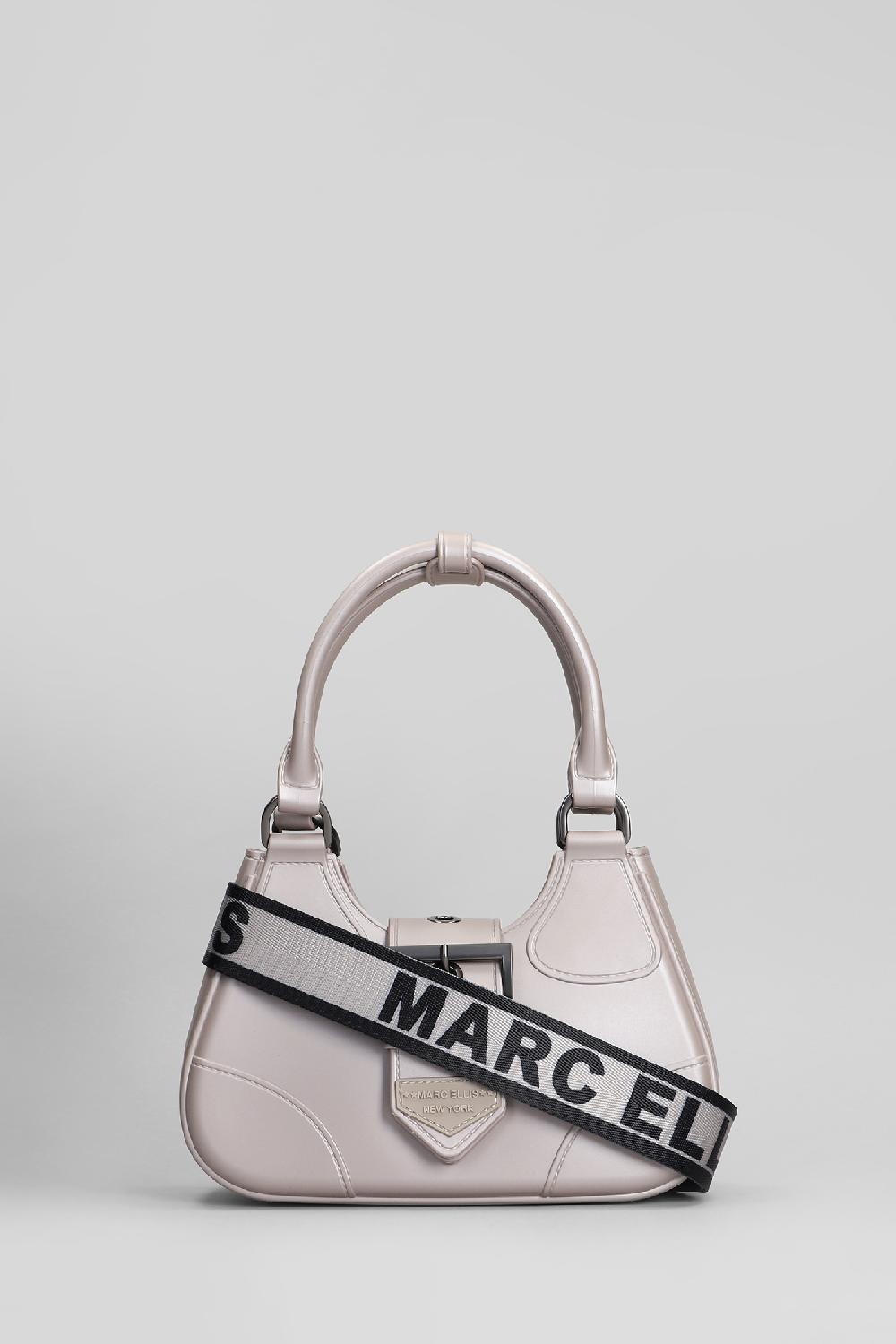 Deliberti Marc Ellis Borsa a spalla flat circle in pvc beige cod. 409640 - Deliberti The Luxury Shopping