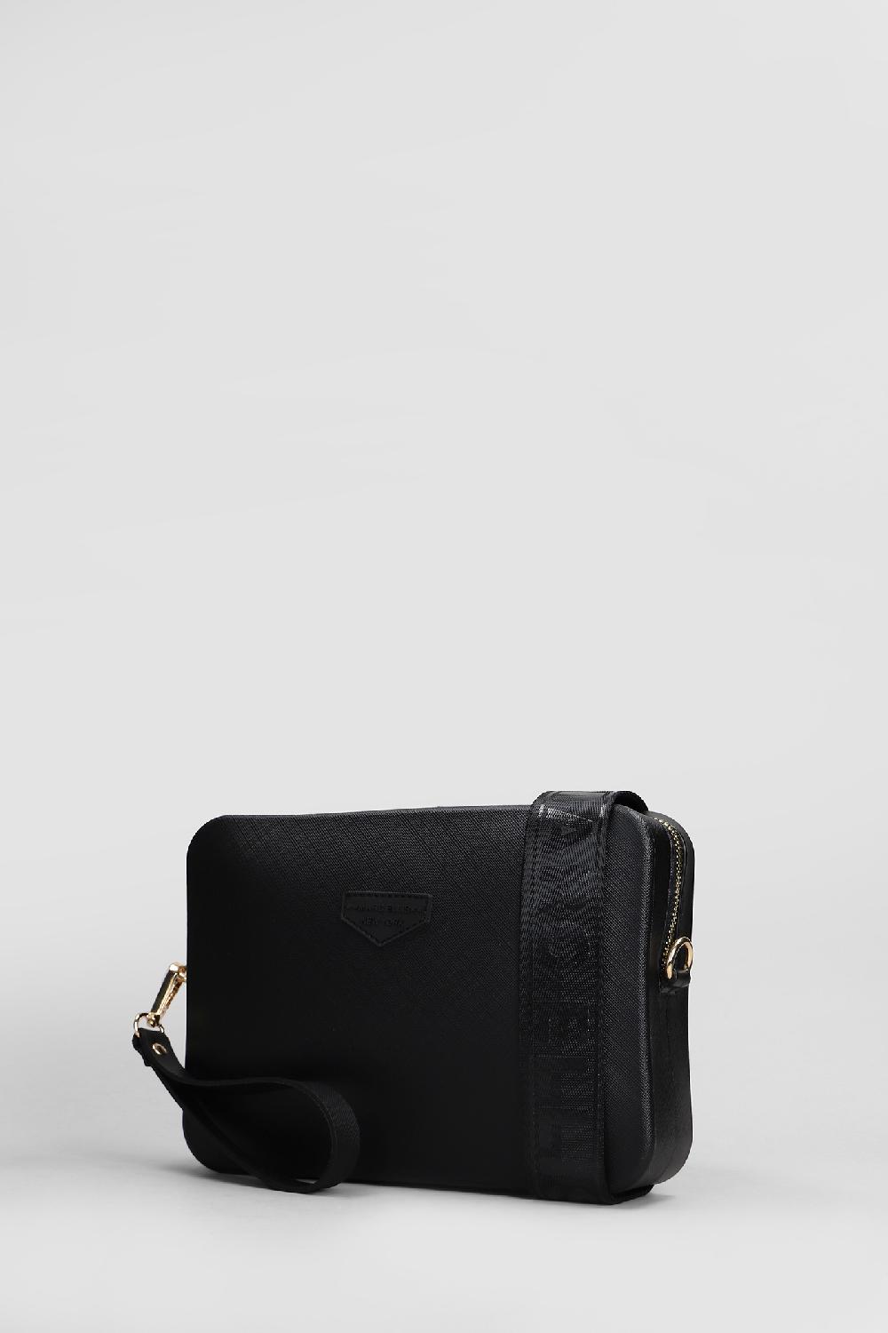 Deliberti Marc Ellis Borsa A Spalla Flat Flowe In Ecopelle Nera Cod. 405245 - Deliberti The Luxury Shopping