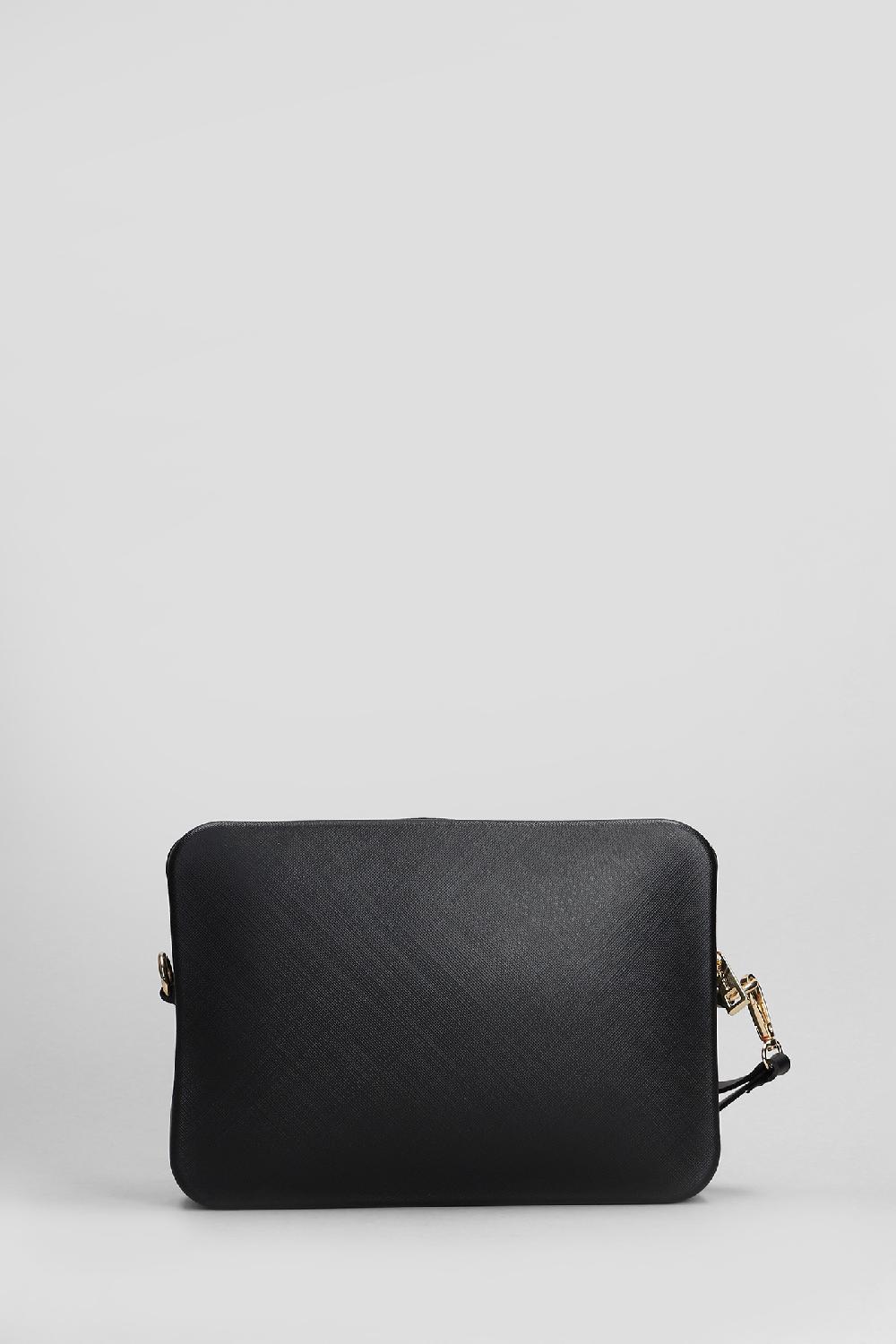 Deliberti Marc Ellis Borsa A Spalla Flat Flowe In Ecopelle Nera Cod. 405245 - Deliberti The Luxury Shopping