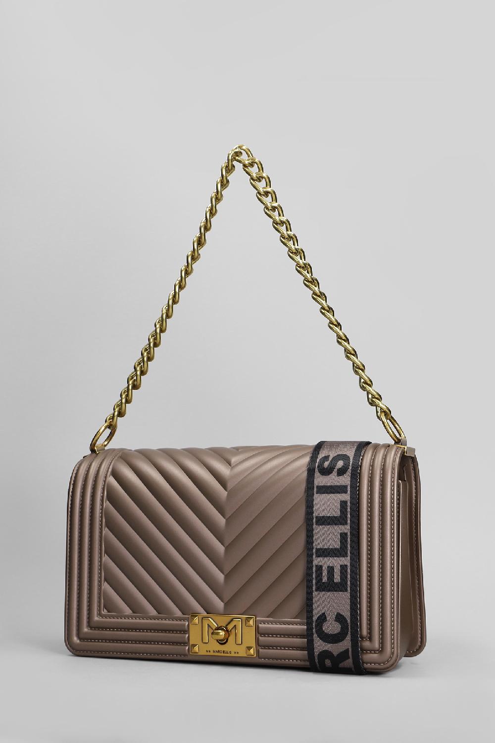 Deliberti Marc Ellis Borsa A Spalla Flat M 24 In Pvc Bronzo Cod. 405241 - Deliberti The Luxury Shopping