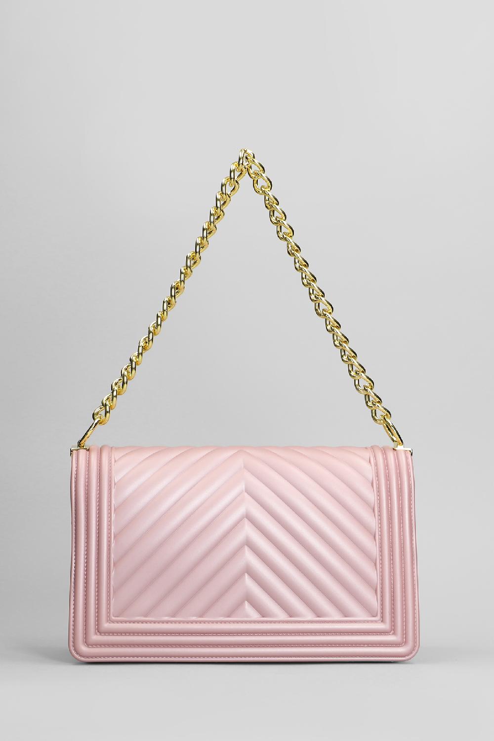 Deliberti Marc Ellis Borsa A Spalla Flat M 24 In Pvc Rosa Cod. 405240 - Deliberti The Luxury Shopping