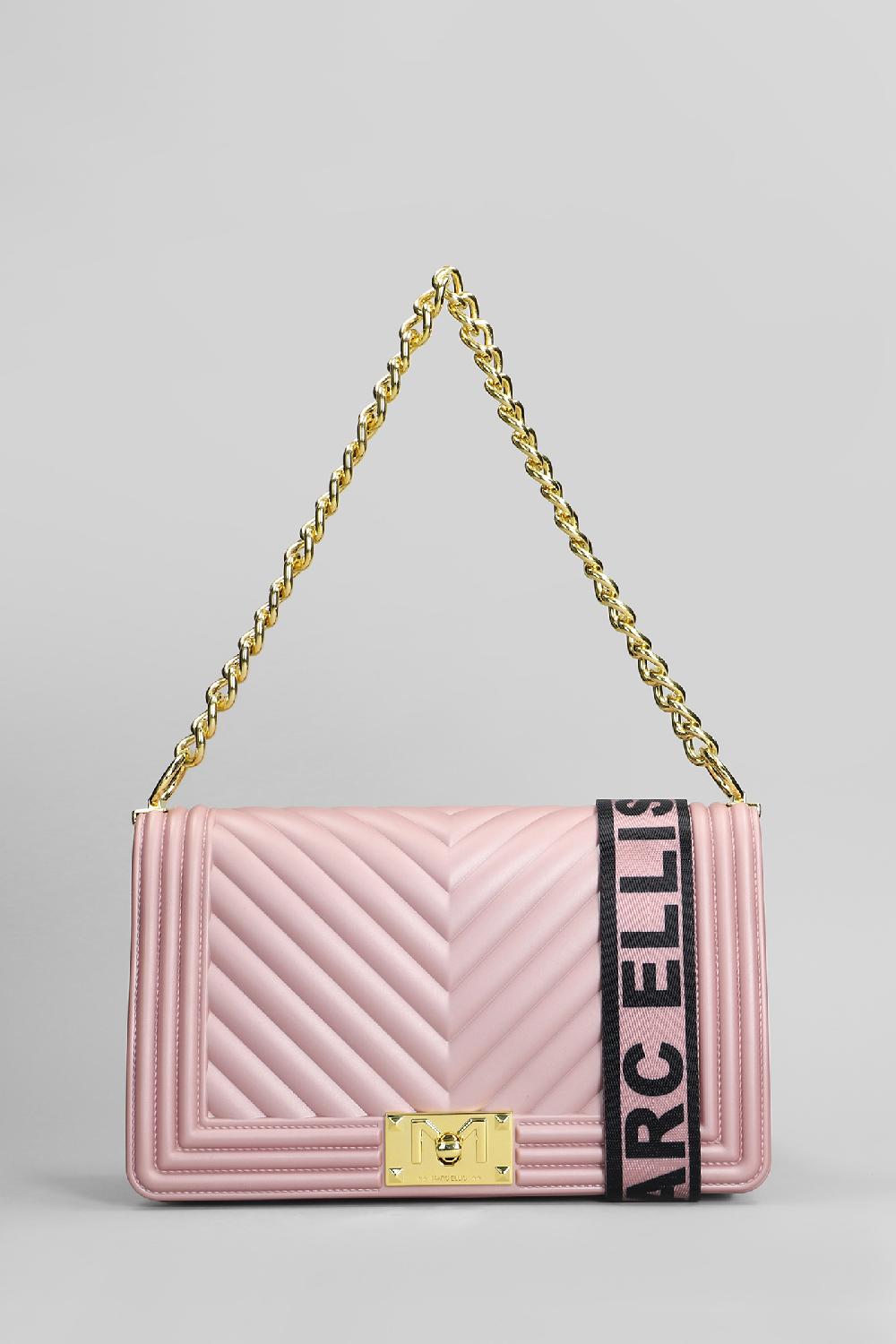 Deliberti Marc Ellis Borsa a spalla flat m 24 in pvc rosa cod. 405240 - Deliberti The Luxury Shopping