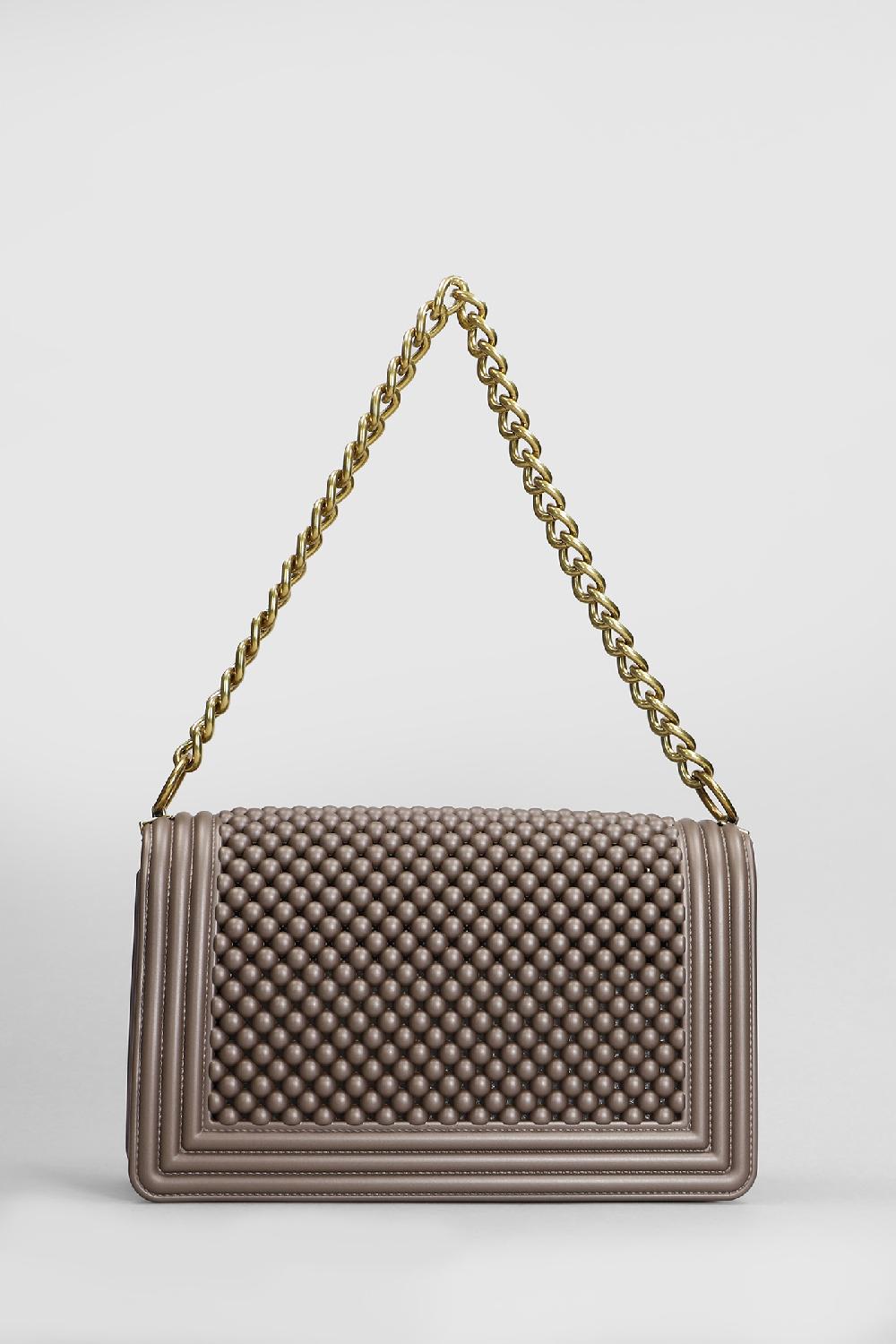 Deliberti Marc Ellis Borsa A Spalla Flat M Ball In Pvc Bronzo Cod. 409560 - Deliberti The Luxury Shopping