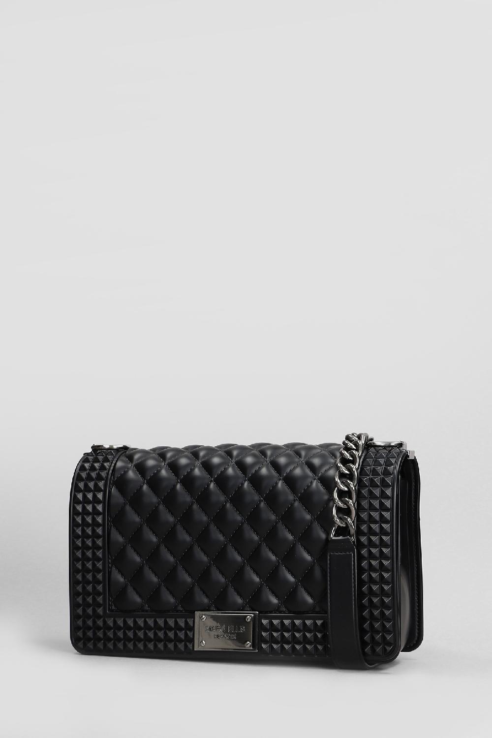 Deliberti Marc Ellis Borsa A Spalla Flat Penka M In Ecopelle Nera Cod. 405239 - Deliberti The Luxury Shopping