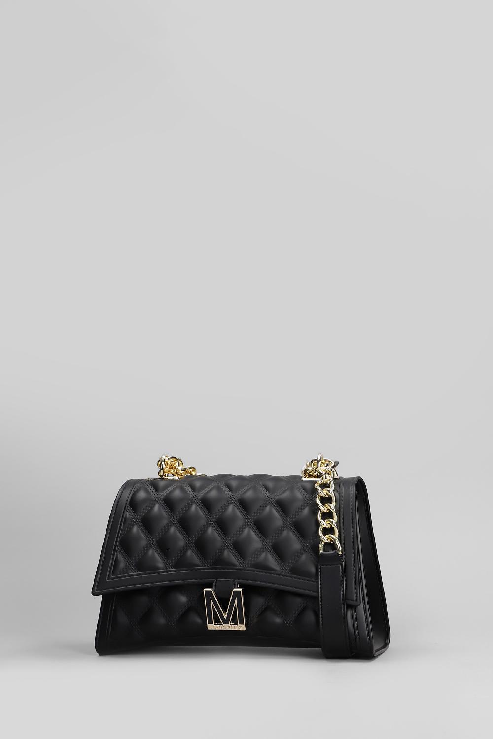 Deliberti Marc Ellis Borsa A Spalla Flat Rhombus M In Ecopelle Nera Cod. 409639 - Deliberti The Luxury Shopping