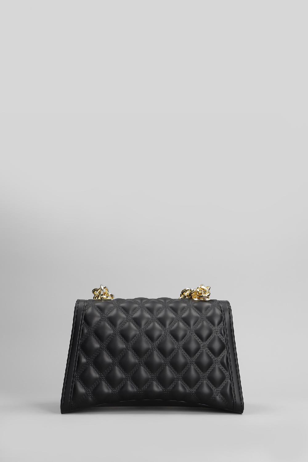 Deliberti Marc Ellis Borsa A Spalla Flat Rhombus M In Ecopelle Nera Cod. 409639 - Deliberti The Luxury Shopping