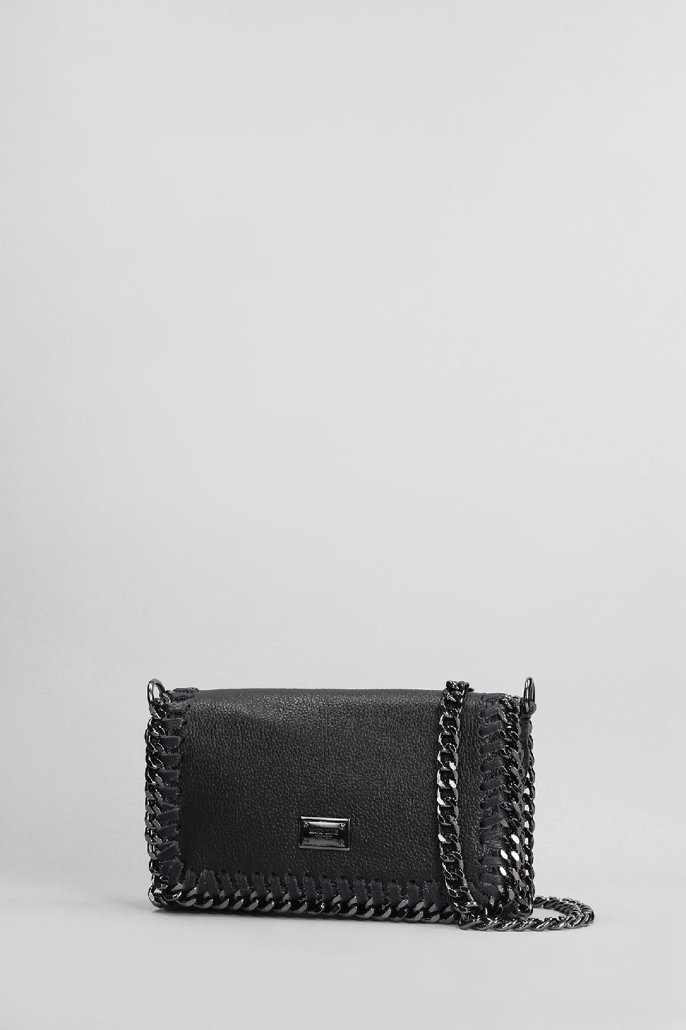 Deliberti Marc Ellis Borsa A Spalla Haiti In Ecopelle Nera Cod. 405223 - Deliberti The Luxury Shopping