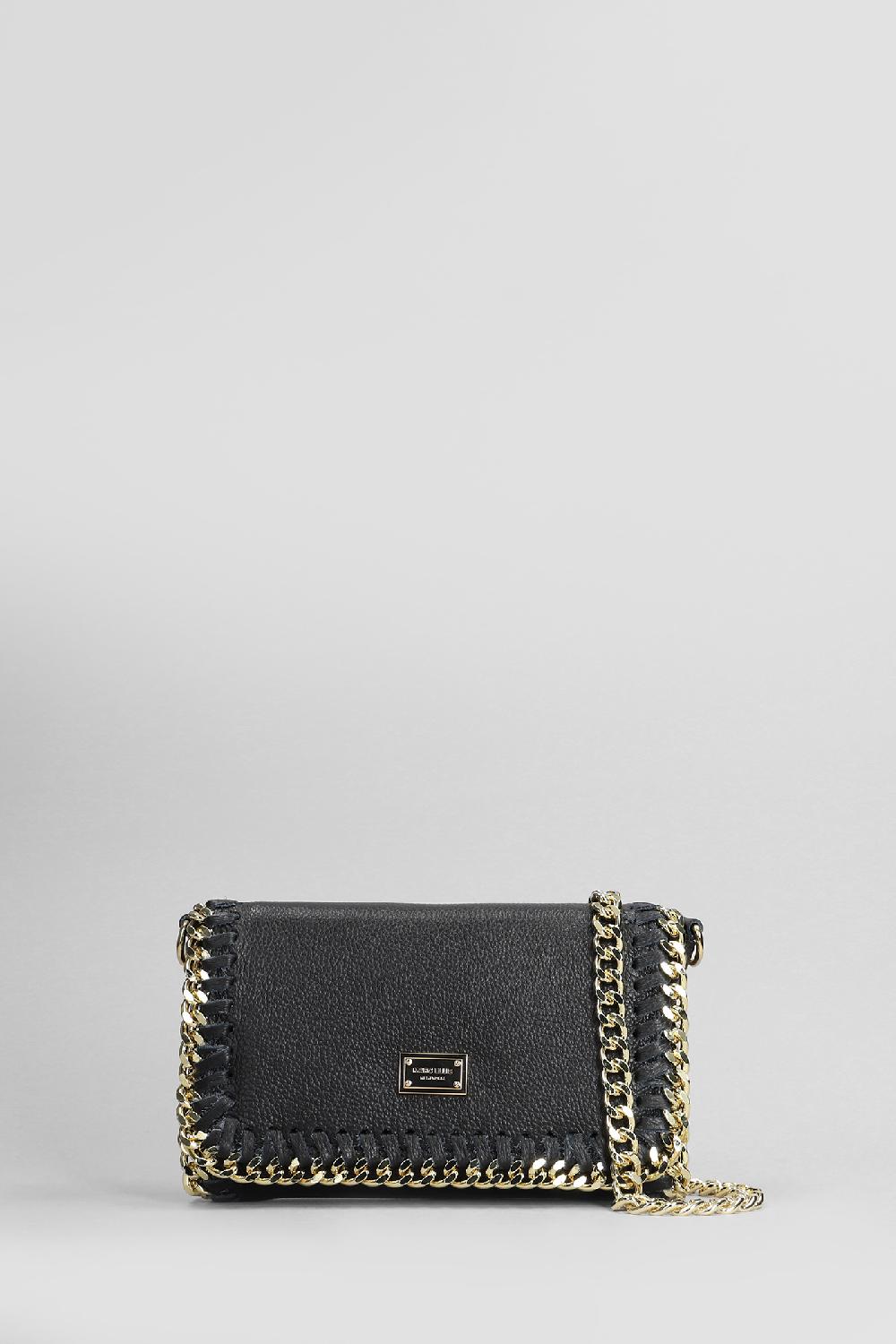 Deliberti Marc Ellis Borsa a spalla haiti in ecopelle nera cod. 405224 - Deliberti The Luxury Shopping