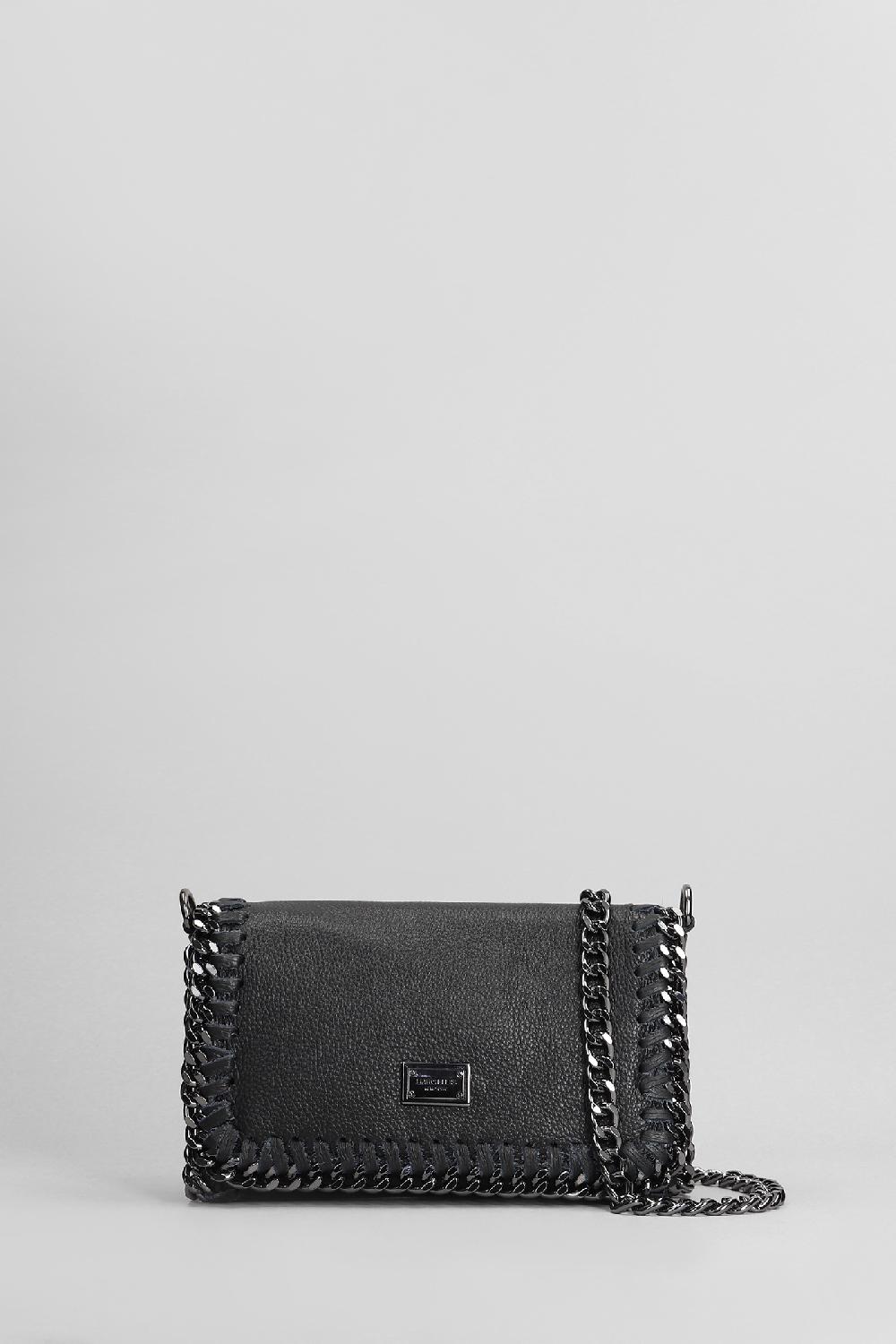 Deliberti Marc Ellis Borsa a spalla haiti in ecopelle nera cod. 405223 - Deliberti The Luxury Shopping