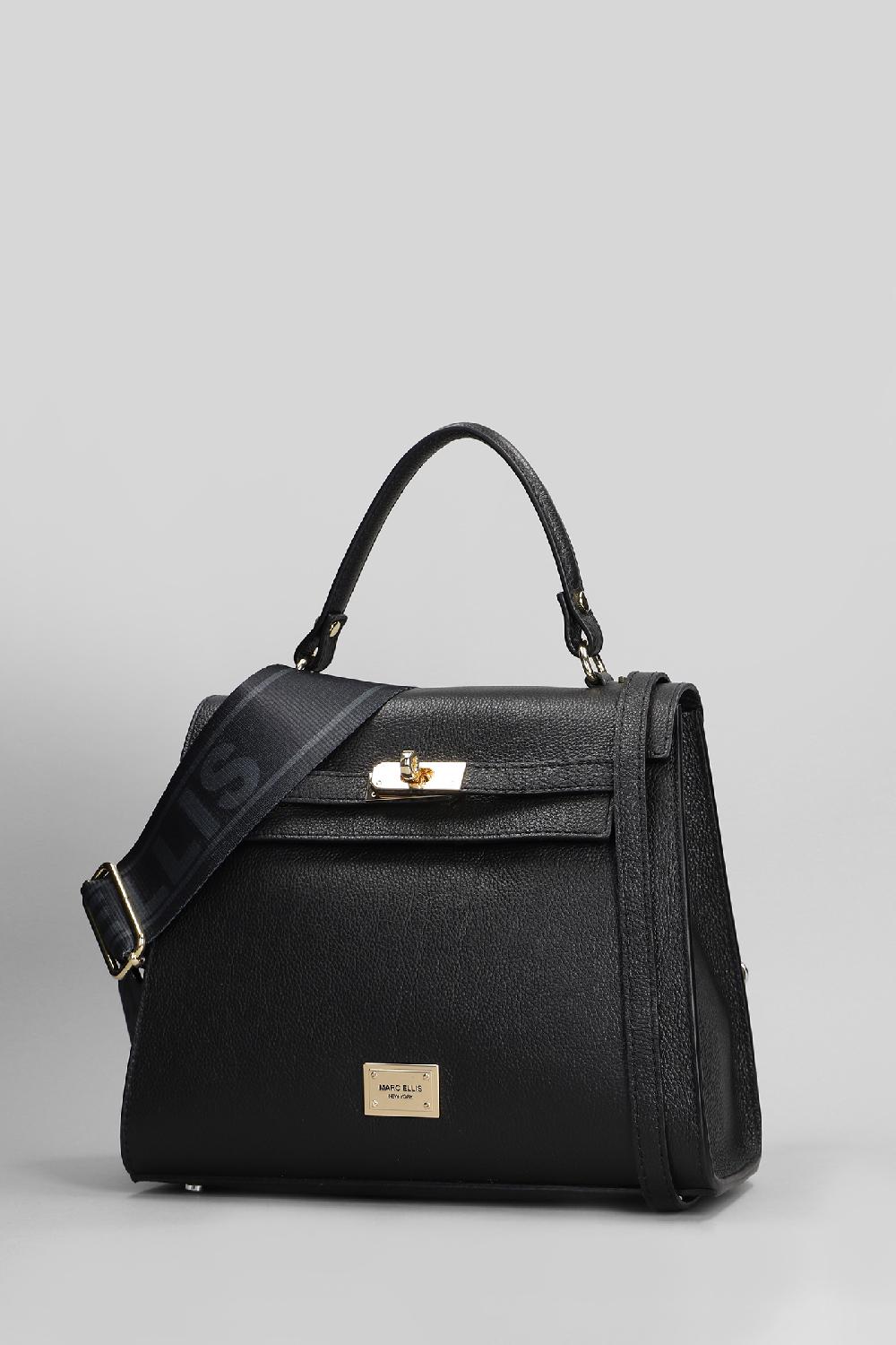 Deliberti Marc Ellis Borsa A Spalla Nashville M In Ecopelle Nera Cod. 405225 - Deliberti The Luxury Shopping