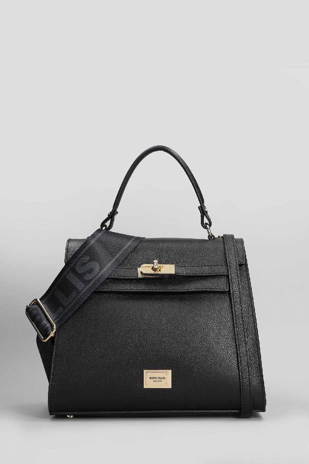 Deliberti Marc Ellis Borsa a spalla nashville m in ecopelle nera cod. 405225 - Deliberti The Luxury Shopping