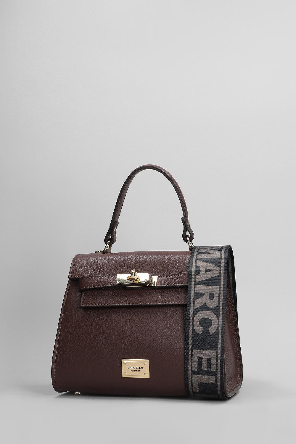 Deliberti Marc Ellis Borsa A Spalla Nashville S In Ecopelle Marrone Cod. 409611 - Deliberti The Luxury Shopping