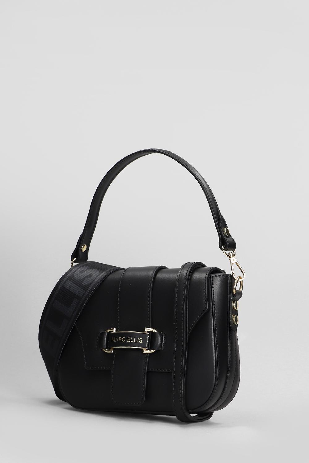 Deliberti Marc Ellis Borsa A Spalla Oneta In Ecopelle Nera Cod. 405221 - Deliberti The Luxury Shopping