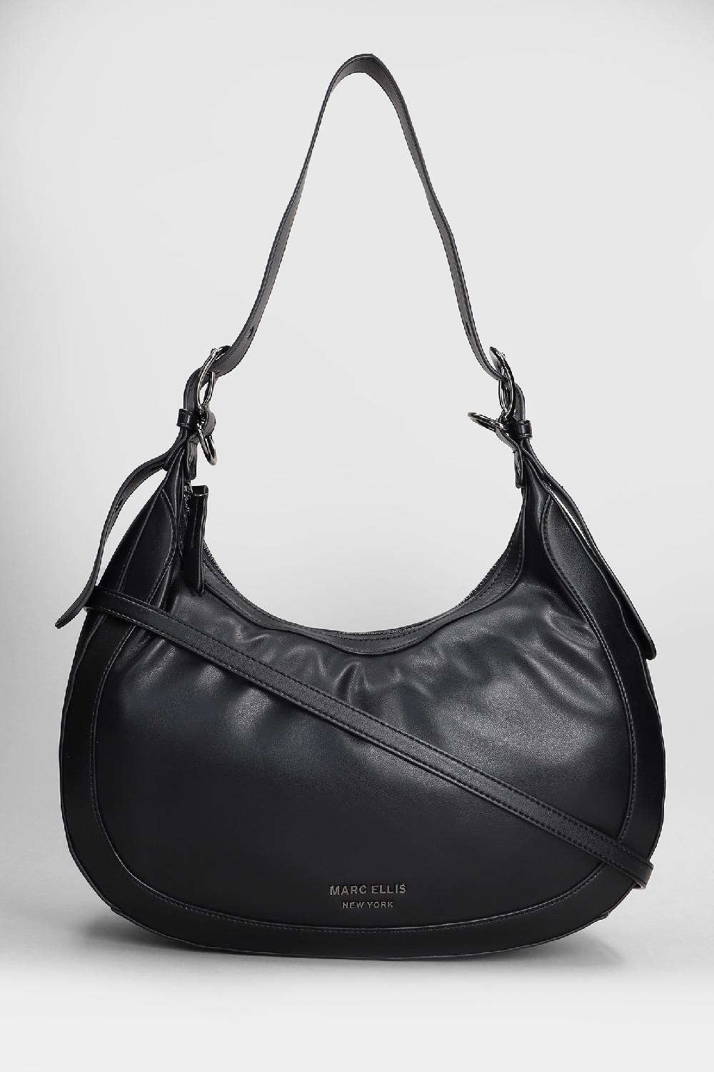 Deliberti Marc Ellis Borsa a spalla piper l in ecopelle nera cod. 409528 - Deliberti The Luxury Shopping