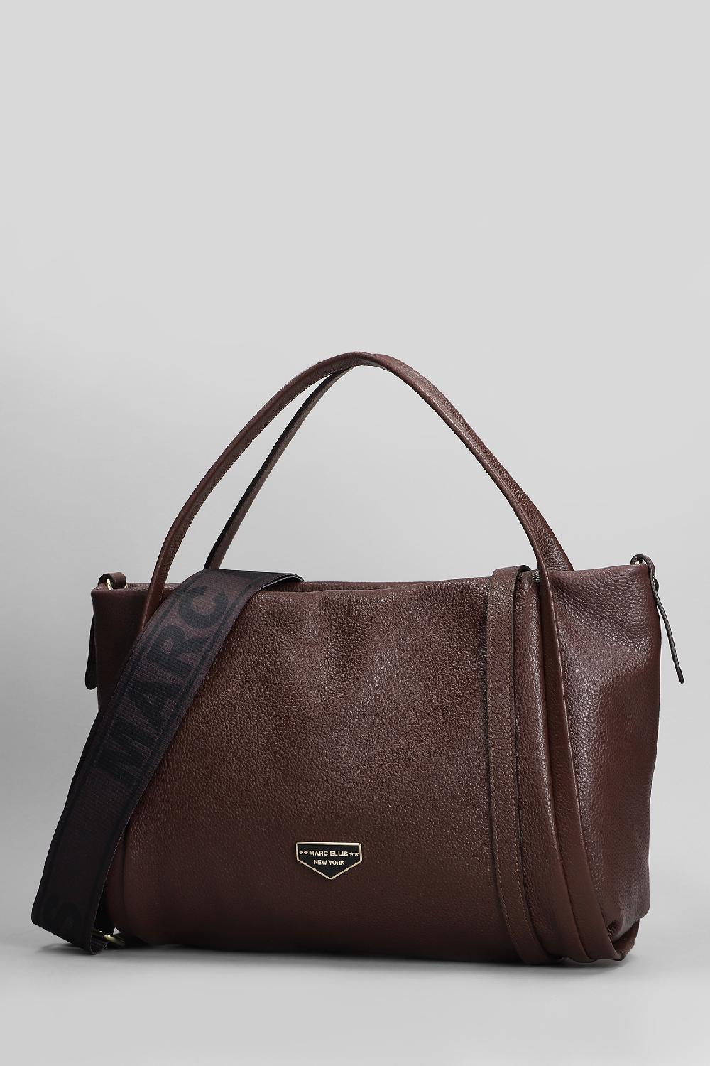 Deliberti Marc Ellis Borsa A Spalla Seattle M In Ecopelle Marrone Cod. 409604 - Deliberti The Luxury Shopping
